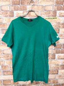 EDWIN エドウィン メンズ クルーネック 半袖Tシャツ L 緑 コットン