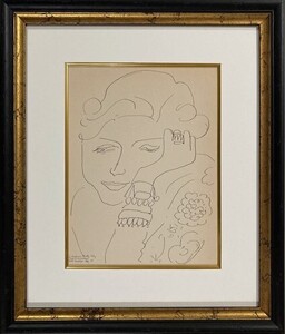 【特価】　 ≪　　アンリ・マティス　　≫ 　 　リトグラフ【石版画】　　　DESSINS DE HENRI MATISSE-XIII 　 1936年 　　HENRI MATISSE