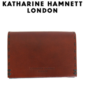 KATHARINE HAMNETT LONDON (キャサリンハムネット ロンドン) 490-58700 COLOR TAILORED II 中LF小銭入れ 全3色 61オレンジ