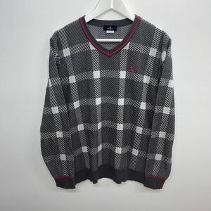 ◆極美品◆日本製　MunsingwearVネックゴルフニット サイズL