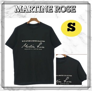 完売商品 MARTIN ROSE マーティンローズ トップス ロゴTシャツ ブラック 希少品 サイズ S