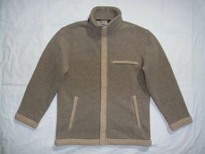 ☆ 90s ビンテージ L.L.Bean エルエルビーン ポーラテック ムートン フリース ジャケット sizeS ☆USA古着 名作 エルボーパッチ 80s OLD