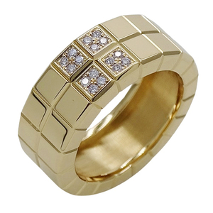 ショパール Chopard リング レディース ブランド 指輪 750YG ダイヤモンド アイスキューブ イエローゴールド 約10.5号 82/3790 磨き済み