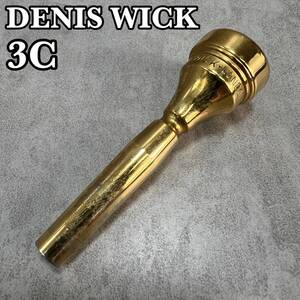 DENIS WICK LONDON　デニスウィックロンドン　トランペット用マウスピース　３C　金メッキ　ゴールド　GP