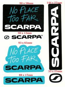 SCARPA　スカルパ　ステッカー　6シートセット