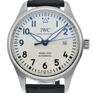 IWC SCHAFFHAUSEN IW327012 パイロットウォッチ マーク XVIII デイト 自動巻き メンズ 良品 内箱・保証書付き Q#134897