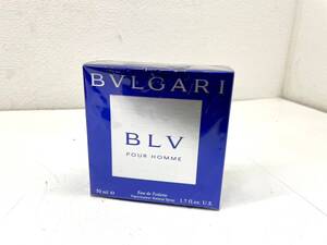 2501-61【新品未開封】BVLGARI　ブルガリ　香水　BLV POUR HOMME　ブルー プールオム　50ml