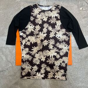 Arte Soie アルテソワ チュニック ワンピース ワンピ ロングTシャツLサイズ カットソー Tシャツ 花柄 シニア 高齢者 レディース