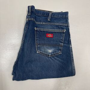 W38 デニム 古着 ディッキーズ DICKIES ワーク インディゴ デニム パンツ REDKAP CARHARTT WORK0324