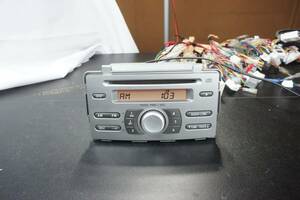 動作OK 86180-B2510 オーディオ L575S L585S ムーヴコンテ ASAHI ヘッドユニット 2DIN CD FM AM アサヒ ダイハツ 純正 @5137s