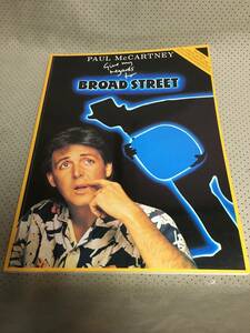 ◆ギター・ボーカル・ピアノ譜◆ GIVE MY REGARDS TO BROAD STREET/Paul McCartney　ポール・マッカートニー/ヤア！ブロードストリート洋書