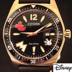 【Disney】ミッキーマウス/ディズニー/CITIZEN/シチズン/メンズ.レディース腕時計/男性. 女性用/エコドライブ/Mickey/プレゼントに/激レア