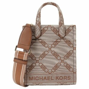 マイケルコース トートバッグ MICHAEL KORS 32F3G3GC4J 969 NAT/LUGG ジジ エンパイア ロゴ ジャカード エクストラスモール 2WAY