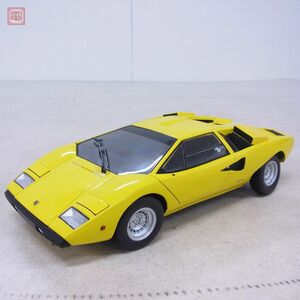 京商 1/18 ランボルギーニ カウンタック イエロー KYOSHO LAMBORGHINI COUNTACH 車体のみ 現状品【10