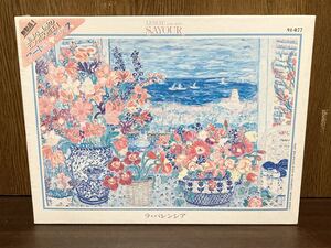 フィルム未開封 LESLIE SAYOUR LA VALENCIA レスリー セイヤー バレンシア キャンバス ジグソー パズル JIGSAW PUZZLE 花 花束 1000ピース