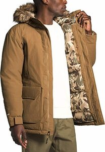 新品 XL L ノースフェイス マクマード パーカー付グース　ダウンジャケット 茶　迷彩 THE NORTH FACE McMurdo Parka