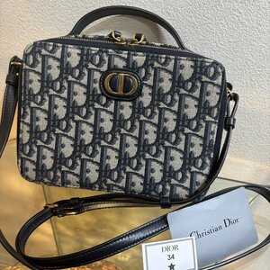 Ω大人気！【Christian Dior クリスチャン ディオール 30 MONTAIGNE ボックスバッグ ショルダーバッグ オブリーク 】NA02870