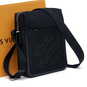 【使用わずか 極美品】 ルイヴィトン Louis Vuitton ダミエジェアン シタダン NM 黒 ショルダーバッグ メッセンジャー 定価約12万 2114