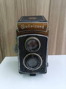 愛好家放出品　ROLLEICORD　ローライコード　Anastigmat　7.5cm　Trio　7.5cm　F4.5　フィルムカメラ　二眼レフ　レトロ ◆7229