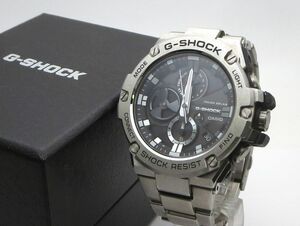 1000円スタート 腕時計 CASIO カシオ G-SHOCK 5513 GST-B100 TOUGH SOLAR タフソーラー ブラック文字盤 メンズ 箱付 8 W60033