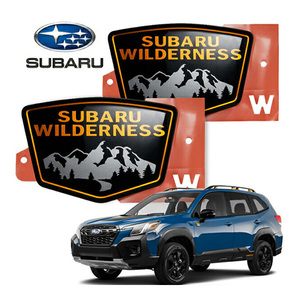 USスバル純正 SUBARU Wilderness ウィルダネス サイドエンブレム ドアエンブレム フォレスター SK系 93063SJ020 左右 2個セット