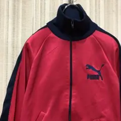 レトロ 奇抜ピンク&ネイビー あの あいみょん PUMAトラックジャケット