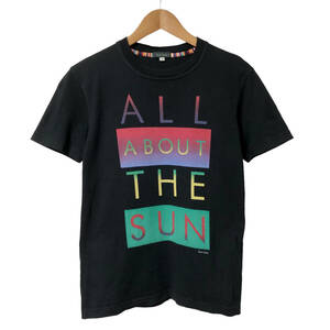 Paul Smith ポールスミス Tシャツ プリント 半袖 S 黒 メンズ A7