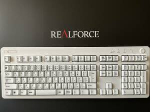 東プレ　REALFORCEリアルフォース R3 フルキーボード 静音モデル キー荷重変荷重 R3HA22(ホワイト）