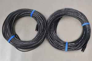 CANALE RJC5ES-4P-BS cat5e etherconケーブル50m×2