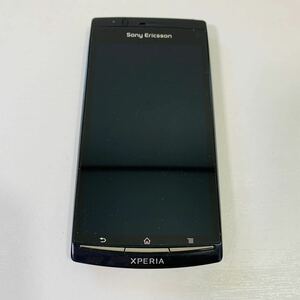 ① スマホ 中古 SONY Ericsson docomo Xperia ドコモ エクスペリア SO-01C 初期化済み ミッドナイトブルー 2011年製 本体のみ