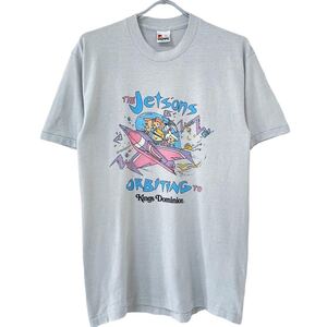 ■激レア■80s 90s USA製 THE JETSONS CARTOON NETWORK アート Tシャツ L ジェットソンズ カートゥーン ネットワーク 宇宙家族 ビンテージ