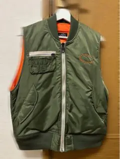 AFB PEACE MA-1 VEST カーキ