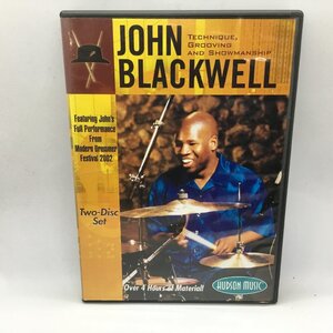 ▲JOHN BLACKWELL / TECHNIQUE, GROOVING AND SHOWMANSHIP (2DVD) HDDVD JB21　ジョン・ブラックウェル