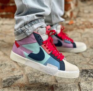 美品！超希少！即完売品！Ron Hermanロンハーマン購入品！激レアモデル！★NIKEナイキ BLAZER MID MOSAIC PACK！ゴールデンサイズ26.5cm★