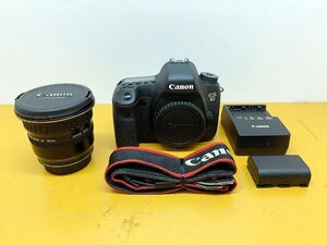 ★中古★canon キャノン EOS 6D ボディ/EF 20-35mm 3.5-4.5レンズ/バッテリー/充電器/ストラップ Wi-Fi/無線LAN/GPS機能 デジタル一眼)倉b