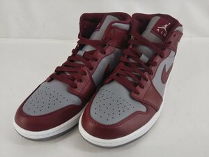 NIKE ナイキ エアジョーダン1 AIR JORDAN 1 MID チェリーレッドウッド 27.5cm DQ8426-615