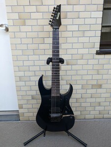 アイバニーズ7弦ギター Ibanez RG1527 RB♪専用フライトケース(ハードケース)付/購入時に添付された紙類付☆TEAM J.CRAFT