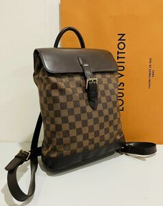 LOUIS VUITTON 極上美品 バッグ ダミエ リュックサック ルイ・ヴィトン ソーホー バック