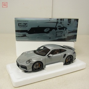 PMA 1/18 ポルシェ 911 (992) ターボ S クーペ スポーツ デザイン 2021 シルバーメタリック No.113 069170 MINICHAMPS Porsche【20