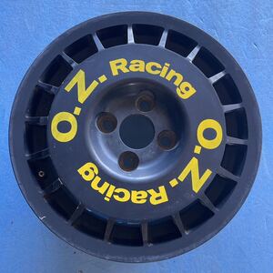 希少 絶版 OZ Racing Ruote O.Z レーシング　RALLY ラリー 14×6J+41 PCD100-4穴　ハブ径約59mm アルミホイール1本のみ