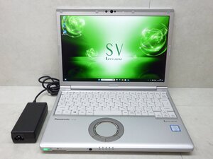 ☆1円☆第8世代☆CF-SV7RFCVS☆Core i5 1.70GHz/8GB/SSD256GB/累積6510/高解像度/無線/Bluetooth/WAN/カメラ/Office/Win11 DtoD領域☆