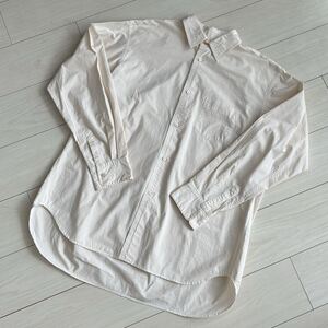 良品 NEPLA. ネプラ STITCH SHIRT ステッチシャツ ボタンダウン 長袖 46 エクリュ コットン 日本製 メンズ