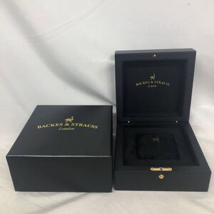 BACKES&STRAUSS バックスアンドストラウス 時計ケース 空箱 腕時計 ボックス BOX 空き箱