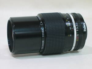 #即決！　Nikon　New NIKKOR 200mm F4　外観極上　#690906