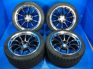 【H】WORK EMOTION ZR10 18インチ 10.5J +12 5H PCD114.3 SAILUN GENE R Pole D 285/35R18 2023年 海外製新品タイヤ 4本セット ドリ車 など