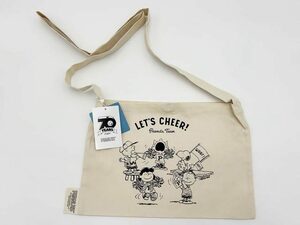 【新品未使用】■定価2750円■ベージュ系■SNOOPY スヌーピー ショルダーバッグ サコッシュ PEANUTS　