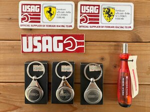 [長期在庫品] USAG/ウーザック（イタリア）キーホルダー＆PB（スイス）6460RED インサイダー (ビット差替ドライバー) レッド