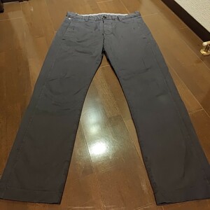 STONE ISLAND 墨黒 チノパン ストレッチ サイズ46 ストーンアイランド