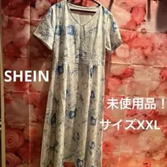 完売商品❣️SHEIN大きめサイズ！半袖レディースワンピース　サイズXXL