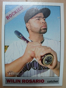 ★来日外国人 ロサリオ 阪神 タイガース TOPPS HERITAGE 2015 #93 MLB メジャーリーグ ロザリオ WILIN ROSARIO ROCKIES ロッキーズ